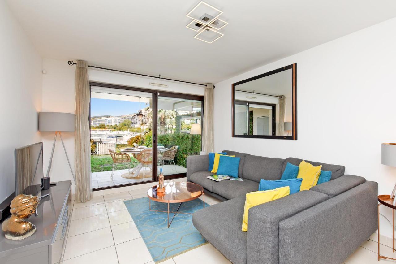 Luxury 3 Piece Garden Apartment In Cannes Marina Mandelieu Extérieur photo